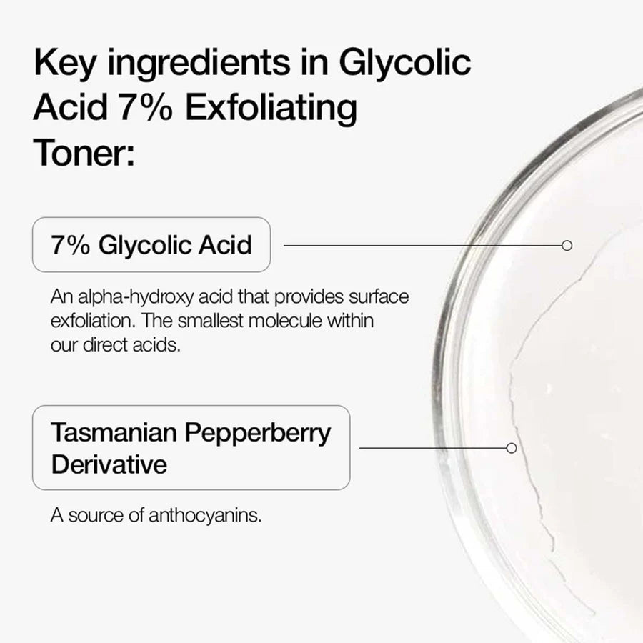 Orvia Glycolic Acid 7% Toning Solution, 50 ml