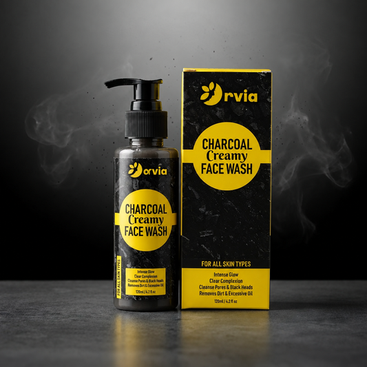 Charcoal face wash