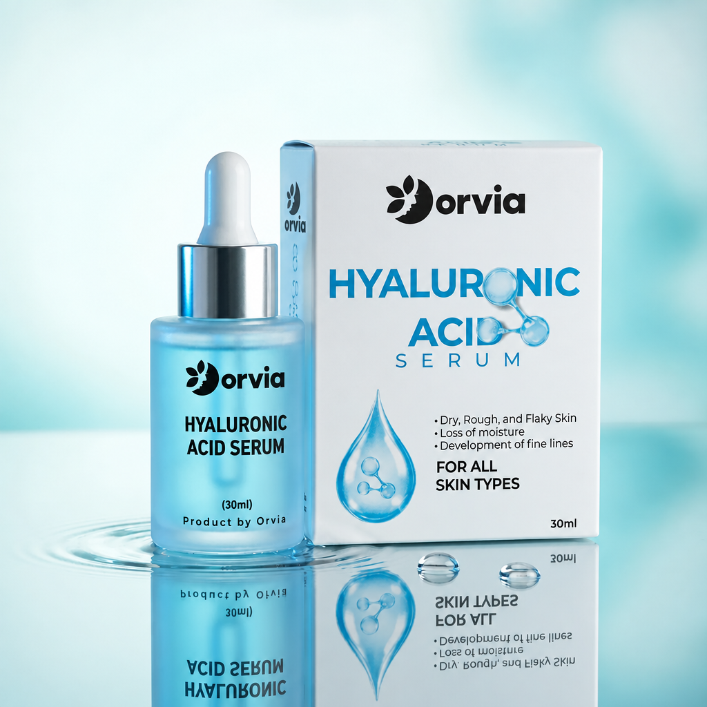 Orvia Hyaluronic Acid Serum 30 ml bottle and box